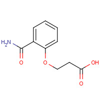 103204-34-8 3-(2-carbamoylphenoxy)propanoic acid chemical structure