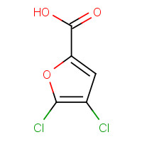 6504-32-1 4,5-dichlorofuran-2-carboxylic acid chemical structure