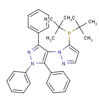 894086-00-1 ditert-butyl-[2-(1,3,5-triphenylpyrazol-4-yl)pyrazol-3-yl]phosphane chemical structure