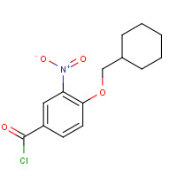 1443050-57-4 4-(cyclohexylmethoxy)-3-nitrobenzoyl chloride chemical structure