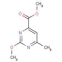 136517-99-2 methyl 2-methoxy-6-methylpyrimidine-4-carboxylate chemical structure