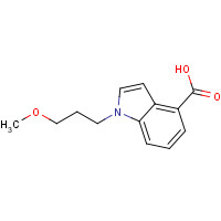 1184789-75-0 1-(3-methoxypropyl)indole-4-carboxylic acid chemical structure