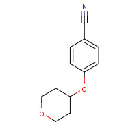 884507-34-0 4-(oxan-4-yloxy)benzonitrile chemical structure