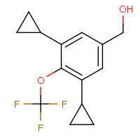 1350760-73-4 [3,5-dicyclopropyl-4-(trifluoromethoxy)phenyl]methanol chemical structure
