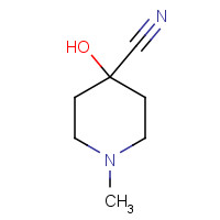 20734-30-9 4-hydroxy-1-methylpiperidine-4-carbonitrile chemical structure