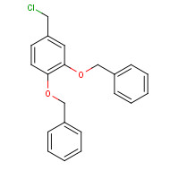 1699-59-8 4-(chloromethyl)-1,2-bis(phenylmethoxy)benzene chemical structure