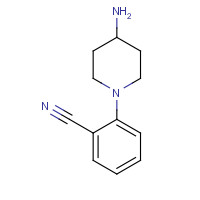 1039022-11-1 2-(4-aminopiperidin-1-yl)benzonitrile chemical structure