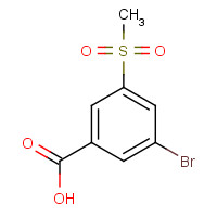 1186518-98-8 3-bromo-5-methylsulfonylbenzoic acid chemical structure