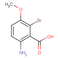 152946-38-8 6-amino-2-bromo-3-methoxybenzoic acid chemical structure