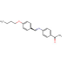 17224-18-9 1-[4-[(4-butoxyphenyl)methylideneamino]phenyl]ethanone chemical structure