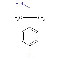 264602-70-2 2-(4-bromophenyl)-2-methylpropan-1-amine chemical structure
