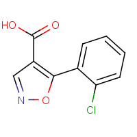 887408-06-2 5-(2-chlorophenyl)-1,2-oxazole-4-carboxylic acid chemical structure