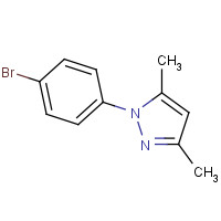 62546-27-4 1-(4-bromophenyl)-3,5-dimethylpyrazole chemical structure