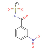 33920-36-4 N-methylsulfonyl-3-nitrobenzamide chemical structure