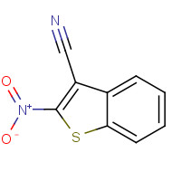 612505-78-9 2-nitro-1-benzothiophene-3-carbonitrile chemical structure