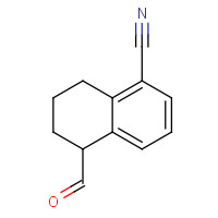 1374573-21-3 5-formyl-5,6,7,8-tetrahydronaphthalene-1-carbonitrile chemical structure