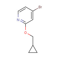 1610521-10-2 4-bromo-2-(cyclopropylmethoxy)pyridine chemical structure