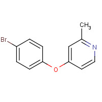 950201-74-8 4-(4-bromophenoxy)-2-methylpyridine chemical structure