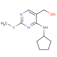 211245-63-5 [4-(cyclopentylamino)-2-methylsulfanylpyrimidin-5-yl]methanol chemical structure
