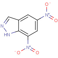 31208-76-1 5,7-dinitro-1H-indazole chemical structure