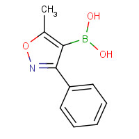 491876-01-8 (5-methyl-3-phenyl-1,2-oxazol-4-yl)boronic acid chemical structure