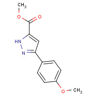 192701-83-0 methyl 3-(4-methoxyphenyl)-1H-pyrazole-5-carboxylate chemical structure