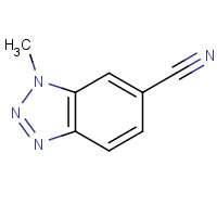 864274-02-2 3-methylbenzotriazole-5-carbonitrile chemical structure