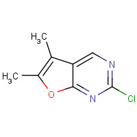 1030377-51-5 2-chloro-5,6-dimethylfuro[2,3-d]pyrimidine chemical structure