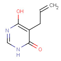 16019-30-0 4-hydroxy-5-prop-2-enyl-1H-pyrimidin-6-one chemical structure