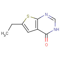 18593-51-6 6-ethyl-3H-thieno[2,3-d]pyrimidin-4-one chemical structure