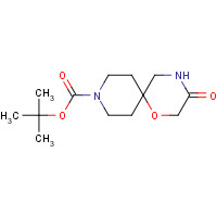 1160247-07-3 tert-butyl 3-oxo-1-oxa-4,9-diazaspiro[5.5]undecane-9-carboxylate chemical structure