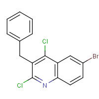 924633-15-8 3-benzyl-6-bromo-2,4-dichloroquinoline chemical structure
