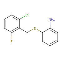 646989-63-1 2-[(2-chloro-6-fluorophenyl)methylsulfanyl]aniline chemical structure
