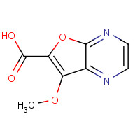 521948-38-9 7-methoxyfuro[2,3-b]pyrazine-6-carboxylic acid chemical structure