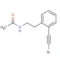 1247089-31-1 N-[2-[2-(2-bromoethynyl)phenyl]ethyl]acetamide chemical structure