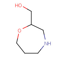 1207254-23-6 1,4-oxazepan-2-ylmethanol chemical structure