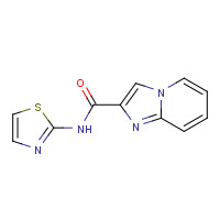 796099-87-1 N-(1,3-thiazol-2-yl)imidazo[1,2-a]pyridine-2-carboxamide chemical structure