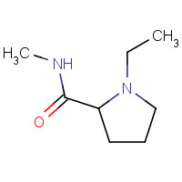 107599-38-2 1-ethyl-N-methylpyrrolidine-2-carboxamide chemical structure