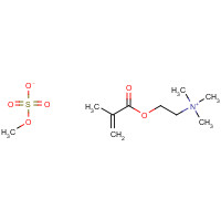 6891-44-7 methyl sulfate;trimethyl-[2-(2-methylprop-2-enoyloxy)ethyl]azanium chemical structure