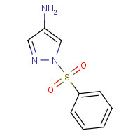 1208170-22-2 1-(benzenesulfonyl)pyrazol-4-amine chemical structure