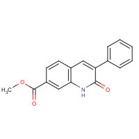 1383849-47-5 methyl 2-oxo-3-phenyl-1H-quinoline-7-carboxylate chemical structure