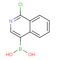 848841-48-5 (1-chloroisoquinolin-4-yl)boronic acid chemical structure