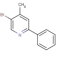 31686-64-3 5-bromo-4-methyl-2-phenylpyridine chemical structure