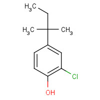 5323-65-9 2-chloro-4-(2-methylbutan-2-yl)phenol chemical structure