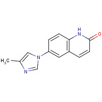 102791-40-2 6-(4-methylimidazol-1-yl)-1H-quinolin-2-one chemical structure