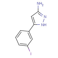 502132-87-8 5-(3-iodophenyl)-1H-pyrazol-3-amine chemical structure