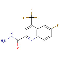 1116339-62-8 6-fluoro-4-(trifluoromethyl)quinoline-2-carbohydrazide chemical structure