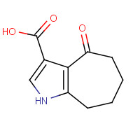202209-75-4 4-oxo-5,6,7,8-tetrahydro-1H-cyclohepta[b]pyrrole-3-carboxylic acid chemical structure