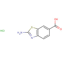 18330-76-2 2-amino-1,3-benzothiazole-6-carboxylic acid;hydrochloride chemical structure