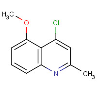 59611-54-0 4-chloro-5-methoxy-2-methylquinoline chemical structure